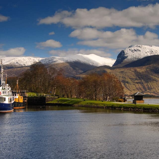 Ben Nevis from corpach panoramic